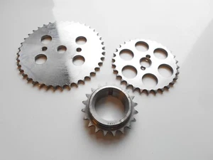 TRIUMPH TR7/DOLOMITE 1850 SPROCKET SET (CAMSHAFT, JACKSHAFT, CRANKSHAFT)(JPT124) - Picture 1 of 1