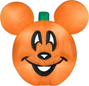 Disney 9.5 ft Mickey Mouse Halloween Jack O Lantern Pumpkin Inflatable Brand New - Picture 1 of 3