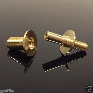 MALE-LOCK Pool Snooker Cue Cane Vacuum Quick Release Brass Screw Joint Pin Set  - Picture 1 of 4