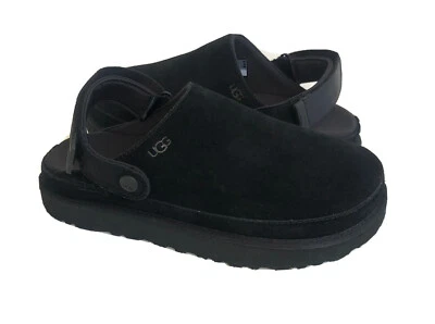 UGG GOLDENSTAR CLOG BLACK SLIDE SLIP ON PLATFORM CLOG SANDAL US 9 / EU 40 / UK 7 - Image 1 of 4