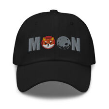 SHIBA INU COIN CLASSIC MOON SPACE DAD HAT CAP SHIB ARMY! CRYPTO TRADER DOG GIFT!