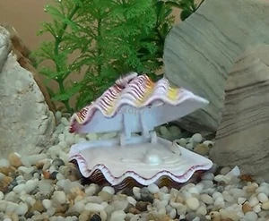 Air Driven Underwater Nemo Clam Aquarium Ornament Fish Tank Decoration - Picture 1 of 18