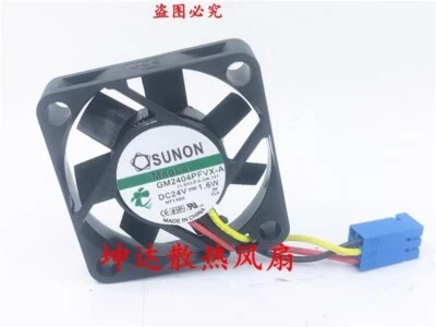 SUNON GM2404PFVX-A 24V 1.6W 4010 40*40*10 3-Wire Cooling Fan - Image 1 of 4