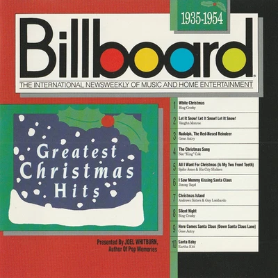 BILLBOARD GREATEST CHRISTMAS HITS 1935-54 pop BING CROSBY JIMMY BOYD EARTHA KITT - Image 1 of 2
