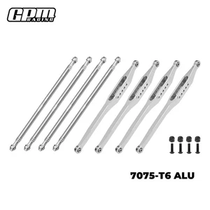 GPM 7075-T6 Alloy Upper & Lower Link Bar Set For LOSI 1/8 LMT 2.0 Grave Digger - Picture 1 of 12