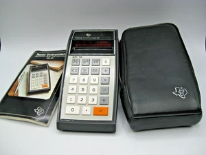 Texas Instruments TI SR-10 Vintage 1970s Slide Rule Calculator + Case and Book - Picture 1 of 7