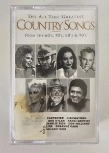 The All Time Greatest Country Songs From 60's 70's 80's & 90's (Cassette, 1998) - Picture 1 of 14