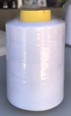 12,000 Yard Spool WHITE Sewing Thread All Purpose 100% Polyester - Image 1 of 4