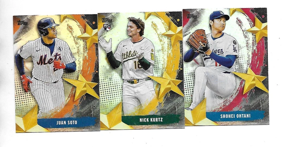 2025 Topps Update Stars of MLB Insert Set (25 Cards) -Kurtz RC, Ohtani ++++