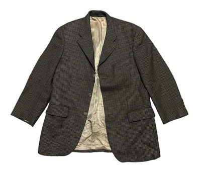 Chaqueta Blazer Ralph Lauren De Colección Hombres 40R Pata de Gallo Lana Manga Acortada Foto 1 de 4