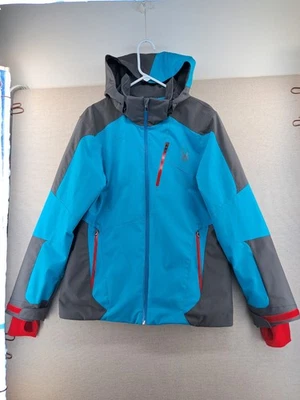 Chaqueta de esquí aislante Spyder Chambers para hombre azul medio GTX snowboard Thinsulate Foto 1 de 4