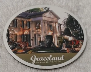 Vintage Elvis Presle's Graceland Travel Souvenir Refrigerator Magnet - Picture 1 of 4