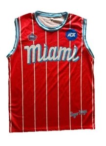 Miami Marlins Promo Jersey Sugar Kings Basketball Jersey Stadium Giveaway Men L - Picture 1 of 8
