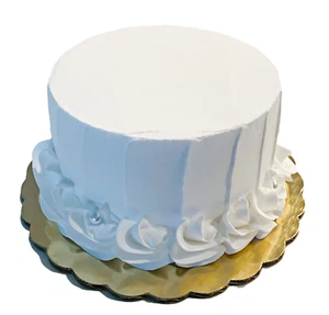 Pastel falso comida artificial simple pastel blanco pastel de boda simple - Imagen 1 de 5