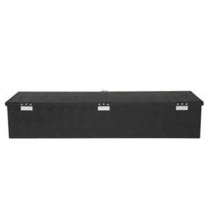 50"Aluminum Five Pattern Toolbox Single Lock Black - Picture 1 of 11