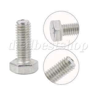 50 x Stainless Steel Hex Screws Bolts for Industrial Production M6x16mm - Picture 1 of 9