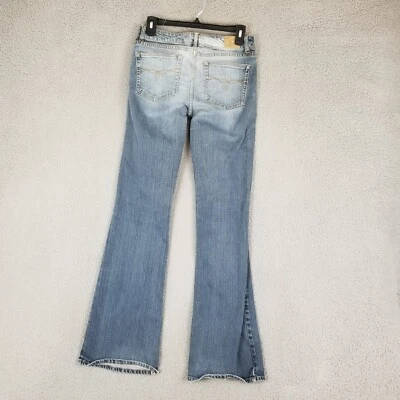 Pantalones de mezclilla Paris Blues para mujer 7 Soulmate Bootcut acampanados elásticos mezcla de algodón Foto 1 de 4