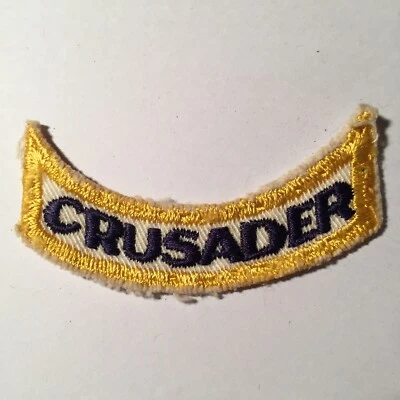 Crusader Embroidered Sew On Patch Emblem Crest Military Navy Religious Christian - Image 1 of 4