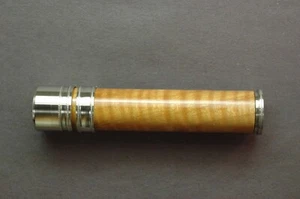FLY ROD REEL SEAT Acero Riccio 10998 Nichel Argento Tappo e Anello - Foto 1 di 4