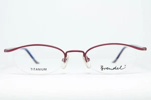 BRENDEL 8649 12 Original Brille Eyeglasses Occhiali TITANIUM Halbrand Oval JAPAN - Picture 1 of 6