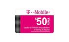 T-Mobile  Prepaid $50 Refill Top-Up Prepaid Card , AIR TIME  PIN / RECHARGE 