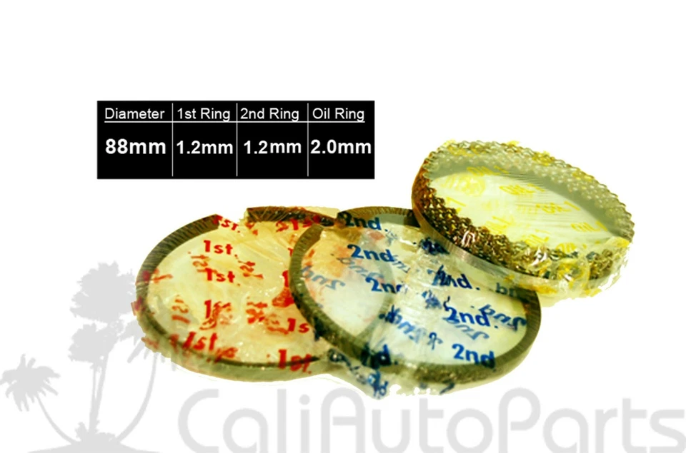 SE ADAPTA A: 10-15 Hyundai Santa Fe Sonata 2.4L G4KC Nuevo Juego de anillos de pistón de repuesto Foto 1 de 1