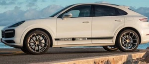 Long Triple Stripe Custom Side Decals Set For Porsche Cayenne 2012-2025 - Picture 1 of 7