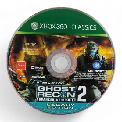 Tom Clancy's Ghost Recon Advanced Warfighter 2 Legacy Edition Xbox 360 DISC - Image 1 of 2