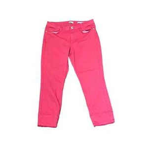 J. Jill kurze Damenjeans Größe 6 authentische Passform rot Baumwolle Stretchmischung 30 x 24 - Bild 1 von 8