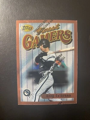 1996 Topps Finest - #176 Greg Colbrunn - Image 1 of 2