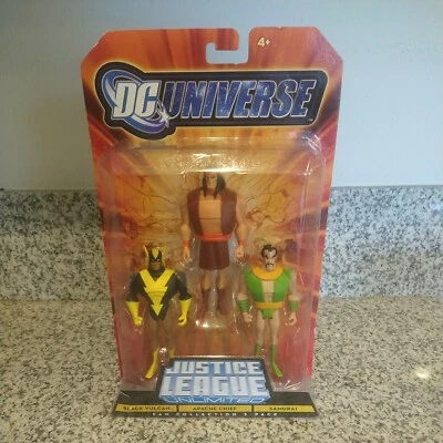 DC Universe Justice League Unlimited Fan Collection Paquete de 3 - Mattel 2009 - Nuevo Foto 1 de 4