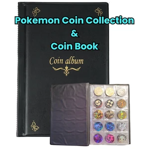 43 Unique Pokémon Coin Collection + 150-Pocket Coins Album Book - No Duplicates! - Picture 1 of 11