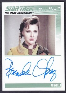 STAR TREK TNG HEROES & VILLAINS AUTOGRAPH BRENDA STRONG AS RASHEELLA