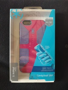Speck Candyshell GRIP iPhone 6 - Lipstick Pink/Jay Blue - Picture 1 of 5
