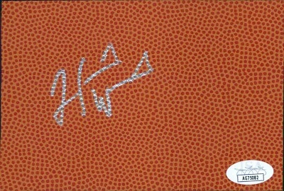 Hakim Warrick 孟菲斯灰熊队签名 4x6 篮球表面卡 JSA 正品 — 第 1/2 张图片