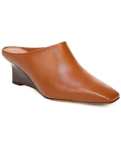 NWOB $350 Vince Benita Leather Mule In Rust Amber 9M - Picture 1 of 7