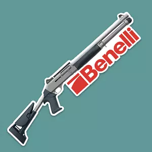 Benelli Aufkleber 4 Zoll Vinyl Decal Pistole hochwertig wasserdicht - Bild 1 von 2