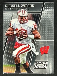 RUSSELL WILSON 2016 Panini Prizm Draft Picks Base #87 | Wisconsin Seahawks - Picture 1 of 2