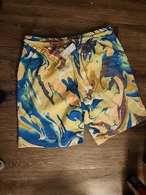 Pantalones Cortos Tropicales Scotch & Soda Para Hombre US XXL Verde/Multi 171590 Foto 1 de 4