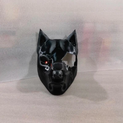 Anime Tokyo Ghoul Irimi Kaya Wearable LED Emit Light Cosplay Dog Head Mask Prop - Image 1 of 4