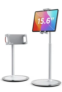 Tablet Stand. 360° Rotating Metal Tablet Holder for Tablets Sizes: 4.7 - 12.9" - Afbeelding 1 van 10