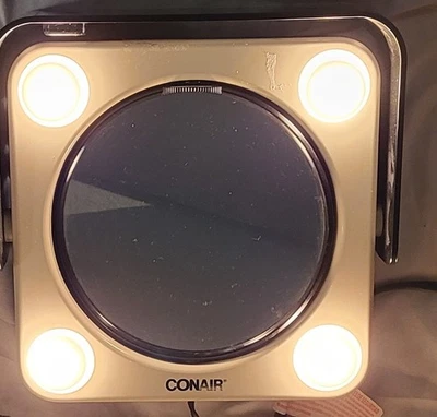 Espejo de maquillaje iluminado vintage años 80 Conair OR2 - Estado usado funciona Foto 1 de 3