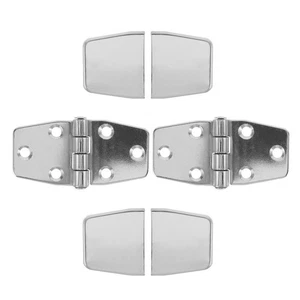  2 Sets Edelstahl Marine Scharnier Bootsluke Schwerlastscharniere - Bild 1 von 12