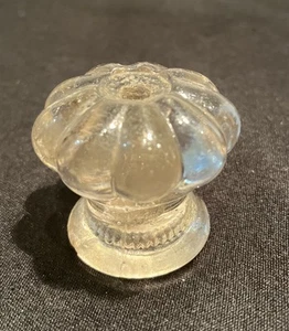 Antique Early 1900s Clear Heavy Glass Drawer / Cabinet Knobs Pulls 2” X 2” X 2” - Picture 1 of 10