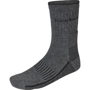 Seeland Field Heavy Merino Socks Grey Melange/Black Shooting Hunting Country - Picture 1 of 6