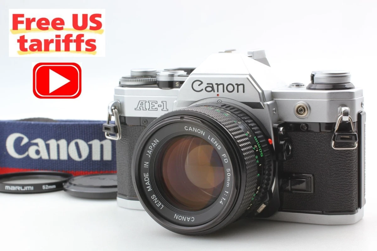 Canon AE-1 & NFD 50ｍｍ & NFD 135mm　#9340 Buy Canon AE-1 35mm Film Camera with 50mm Lens at Ubuy Romania