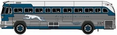 Classic Metal Works 32103 HO Mini Metals Chicago GMC PD 4103 Intercity Bus - Image 1 of 3