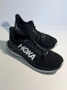 Scarpe Hoka Mach 5 Uomo Taglia 12 Nero Bianco ProFly+ Running Sneakers 1127893 - Foto 1 di 15
