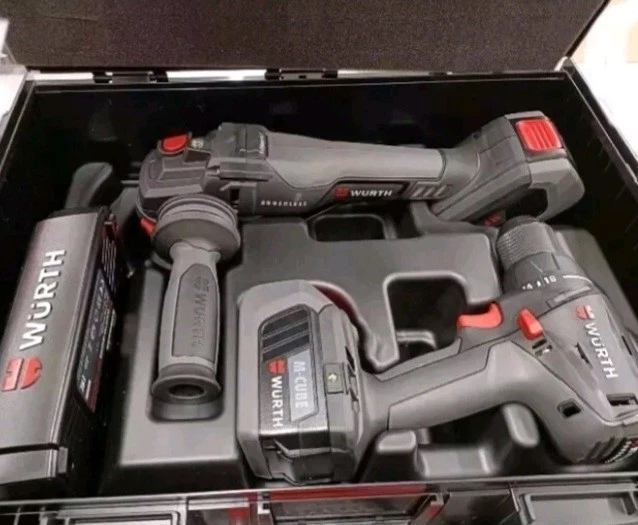 kit Wurth Trapano Avvitatore e Smerigliatrice M-Cube 18v - Immagine 1 di 1