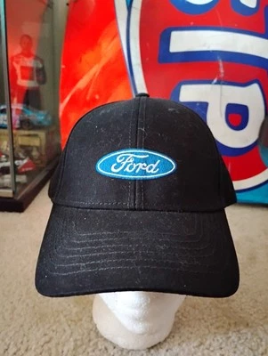 Zane Smith Personal Ford Black Slideback Hat Cap NASCAR Racing Motorsports - Image 1 of 4